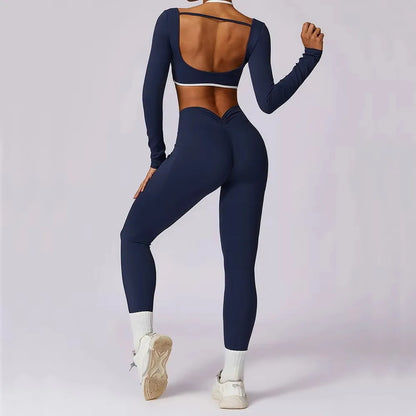 Women’s Sportswear Set – Push Up Bra & Gym Leggings