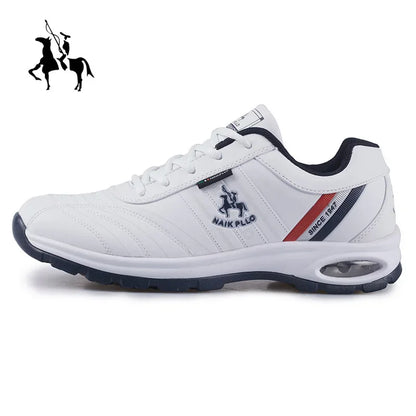 New Men’s Outdoor Leather Casual Sneakers