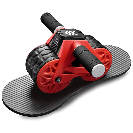 Ab Wheel Roller with Automatic Rebound & Display