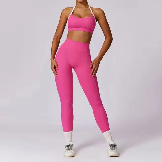 Women’s Sportswear Set – Push Up Bra & Gym Leggings