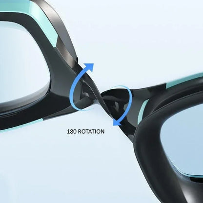Professional Swimming Goggles & Silicone Cap