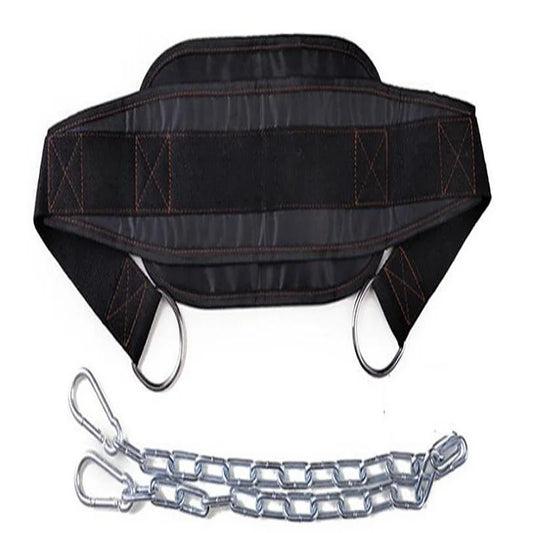 Thicker Metal Chain Weight Lifting Dip Belt Pull-Up