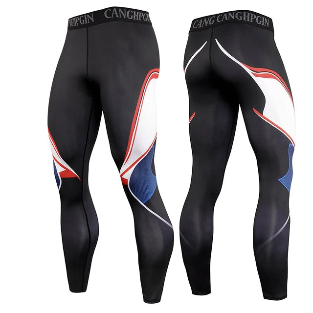 Quick-Dry Sports Tights for Gym, Workout & Jogging