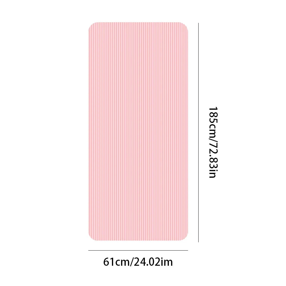 Solid Color Exercise & Fitness Mat for Home Gym Workouts