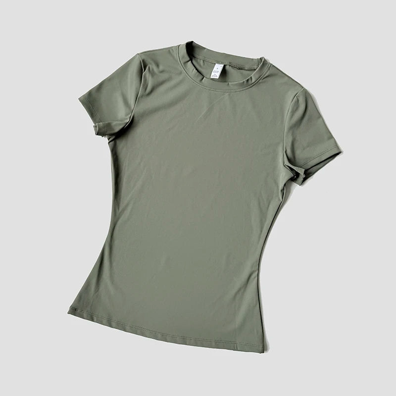 Casual Dry-Fit Workout T-Shirt for Women