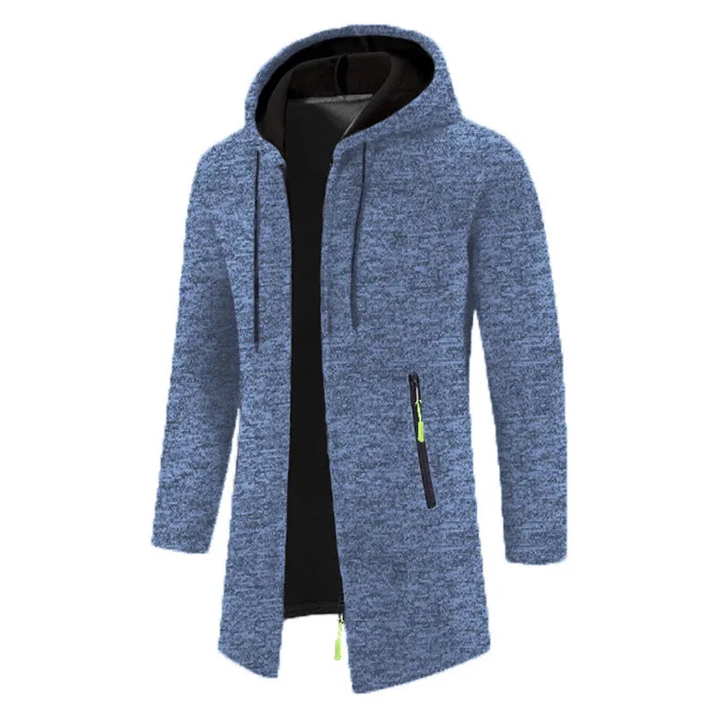 Men’s Winter Hoodie – Zip-Up Oversized Sweatshirt