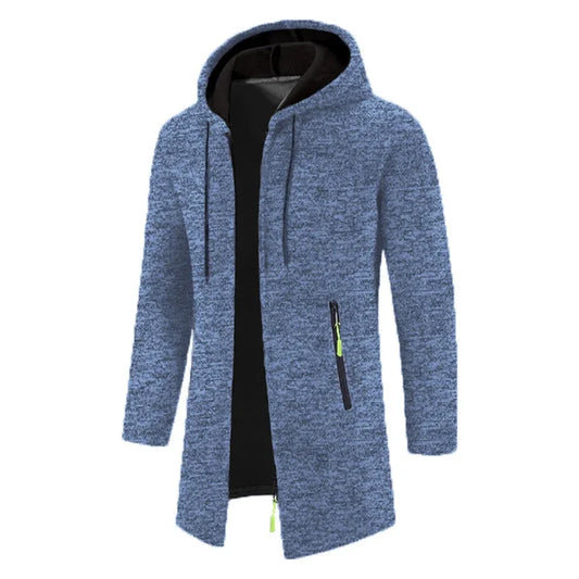 Men’s Winter Hoodie – Zip-Up Oversized Sweatshirt