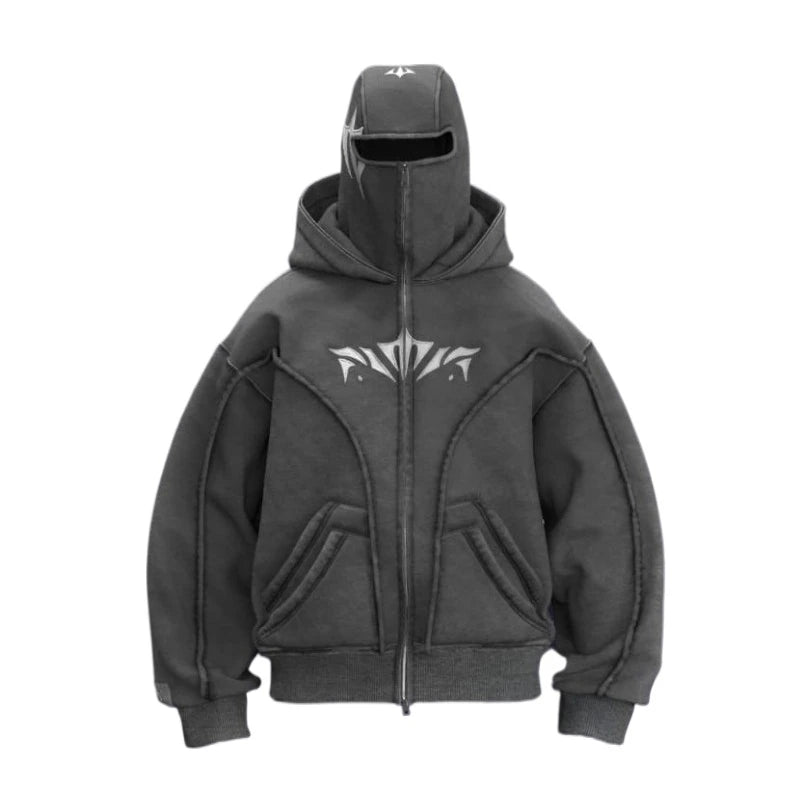Ninja Harajuku Zip Up Hoodie