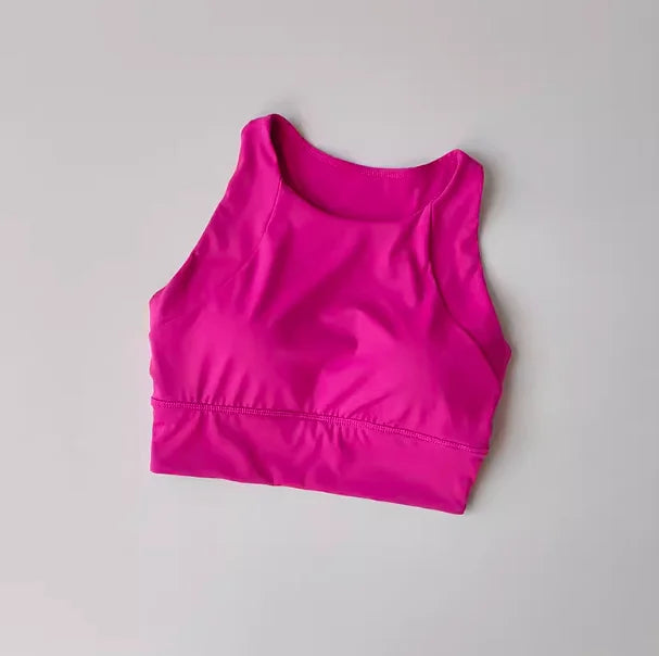 Women's Breathable Full-Cup Yoga & Running Vest for Summer Fitness