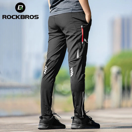High-Quality, High-Elasticity Reflective Sports Trousers for Spring & Summer