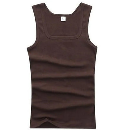 Sleeveless Cotton T-Shirt