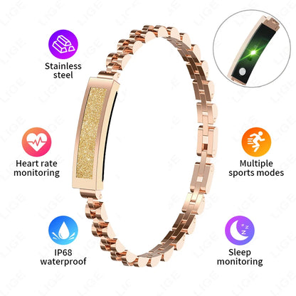 New Smartwatch & Fitness Bracelet – Waterproof Pedometer