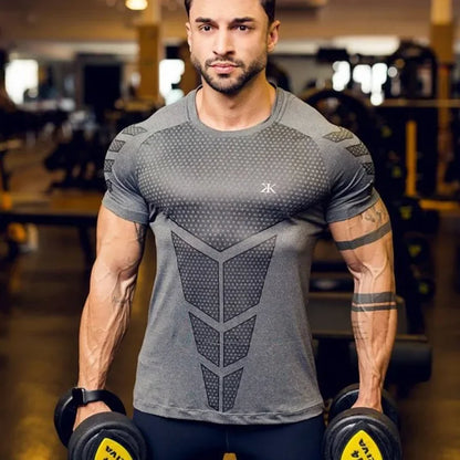 Men's Quick-Dry Compression Training T-Shirt