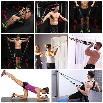 Bodybuilding Resistance Bands Set | Multi-Function