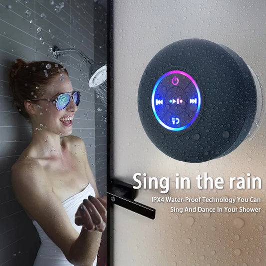 Portable Bluetooth Speaker with LED