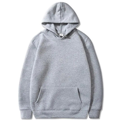Solid Color Pocket Hoodies