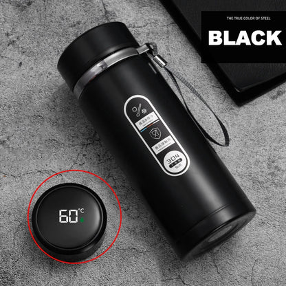 500ml-1 Liter Stainless Steel Thermos Bottle with LED Temperature Display