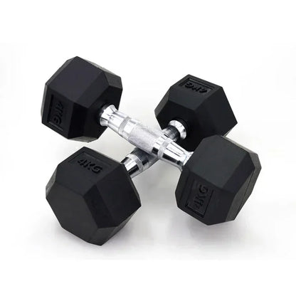 Cast Iron Hex Dumbbell Set
