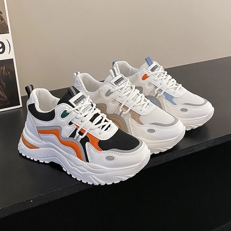Women's Breathable Chunky Sneakers