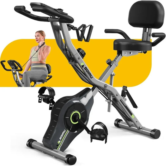 Exercise Bike – 5-in-1 Foldable Stationary Bike