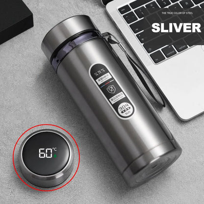 500ml-1 Liter Stainless Steel Thermos Bottle with LED Temperature Display