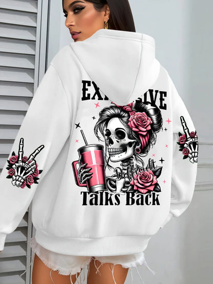 Women Hoody Harajuku Loose Clothes Fleece Warm Comfortable Hoodie