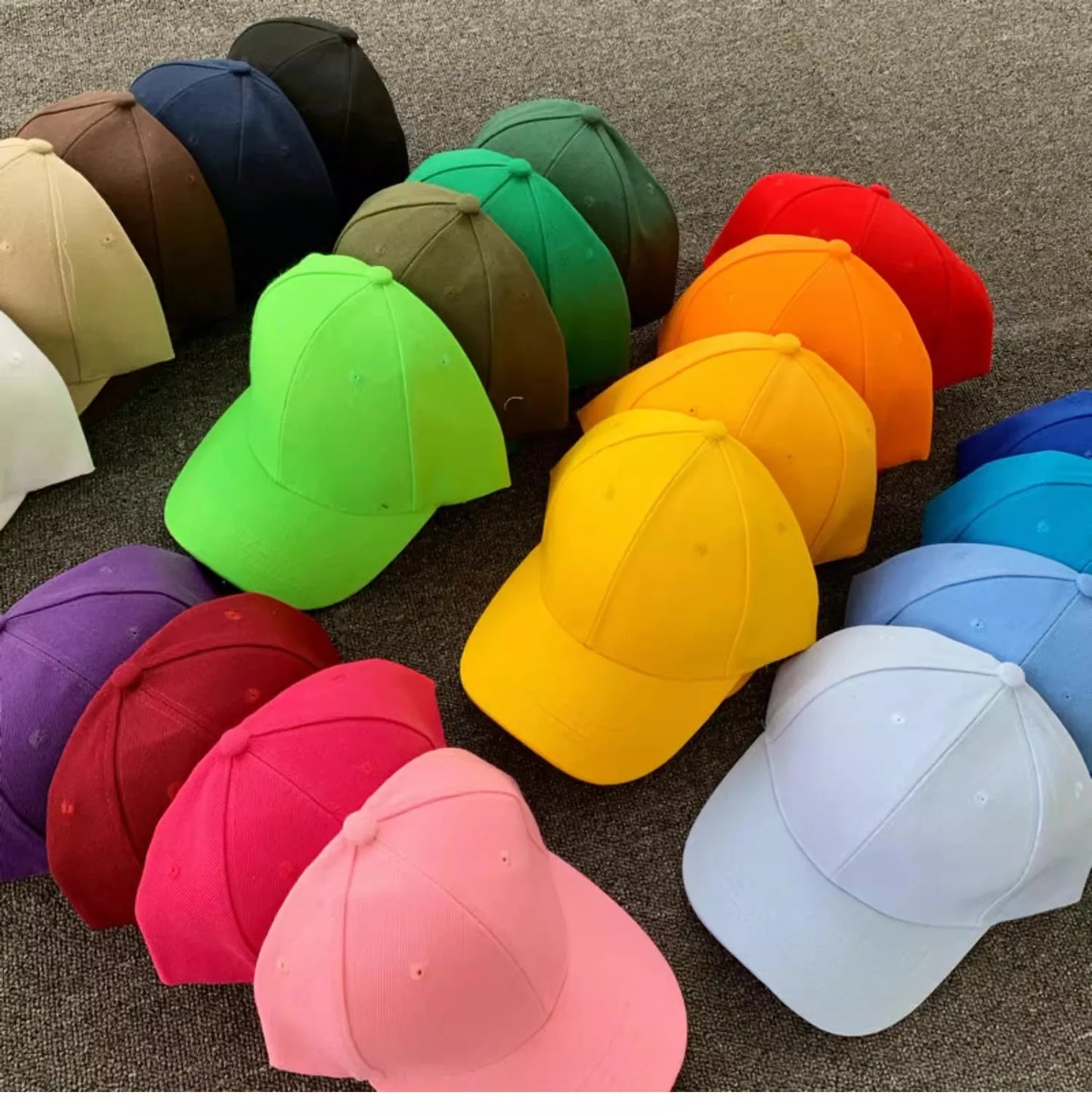 Baseball Cap Adjustable Casual Hat - With Variant Colors