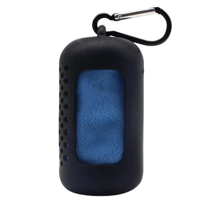 Cooling Towel with Silicone Case for Fitness