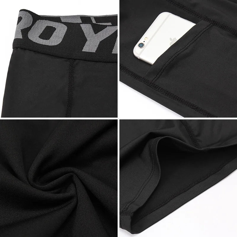 Quick-Dry Gym Workout Shorts with Pocket