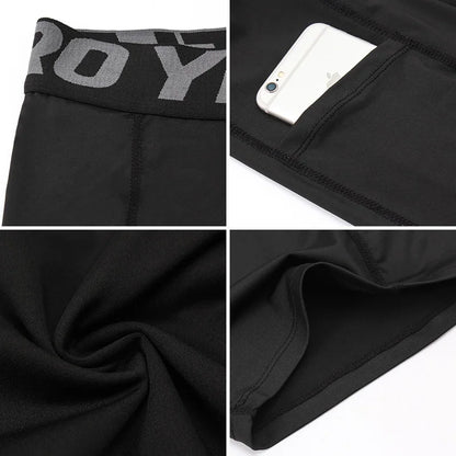 Quick-Dry Gym Workout Shorts with Pocket