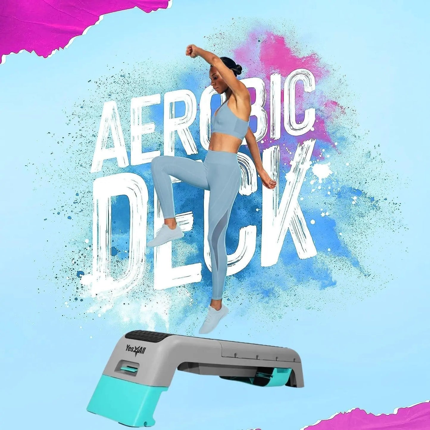 4-in-1 Fitness Stepper, Weight Bench, and Plyo Box for Full-Body Cardio Workouts