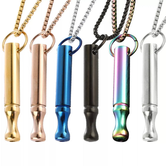 Stainless Steel Breathing Necklace