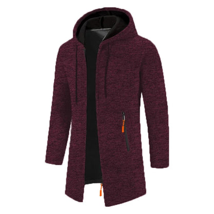 Men’s Winter Hoodie – Zip-Up Oversized Sweatshirt
