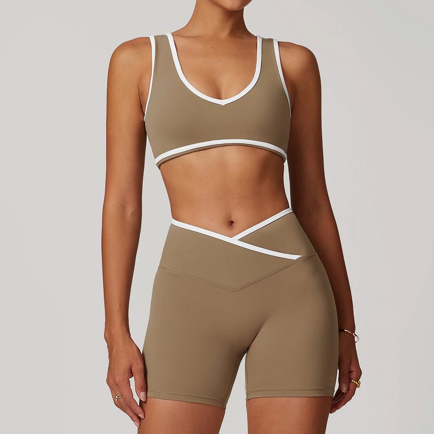 New Trendy Women’s 2-Piece Yoga Set