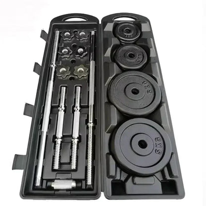 10kg–30kg Adjustable Cast Iron Dumbbell Set