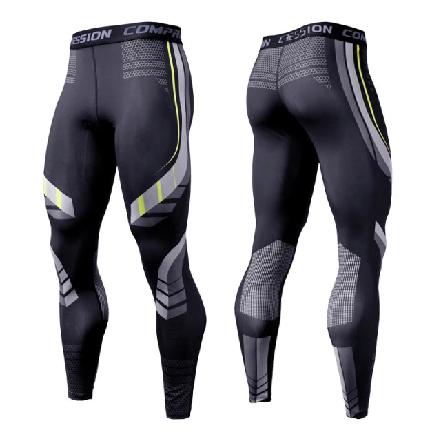Quick-Dry Sports Tights for Gym, Workout & Jogging