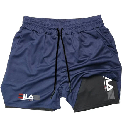 Double-Layer Running Shorts