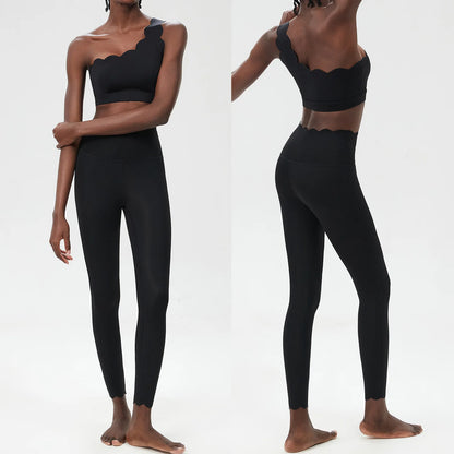 Women's Stretchy Buttery Soft Gym Outfit – 1 Set
