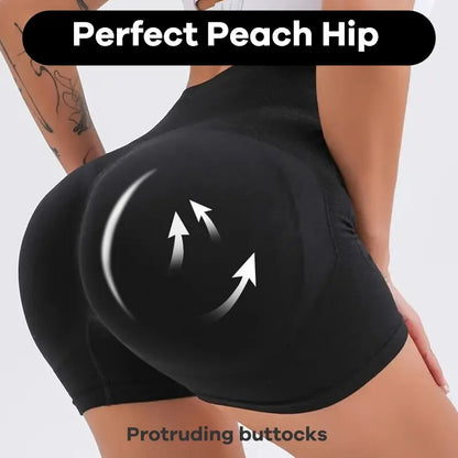Women's High-Waist Ruched Booty Shorts