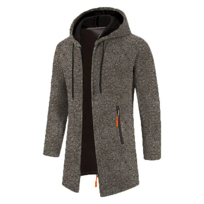 Men’s Winter Hoodie – Zip-Up Oversized Sweatshirt