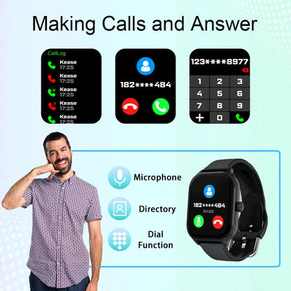 New Model Smartwatch Dial to Answer Calls Calorie Tracking