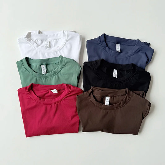 Casual Dry-Fit Workout T-Shirt for Women