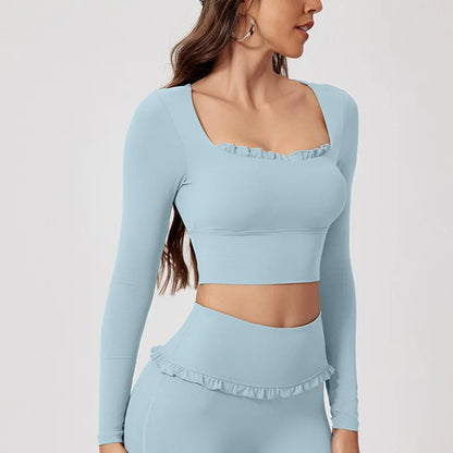 Cloud Hide Women’s Long Sleeve Yoga Top