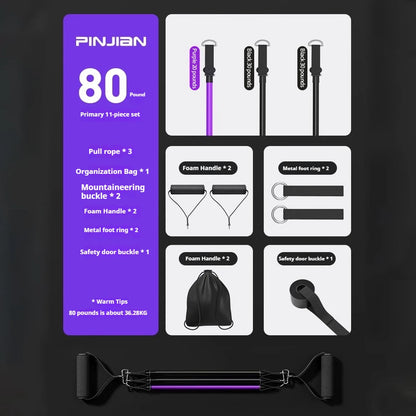 Bodybuilding Resistance Bands Set | Multi-Function