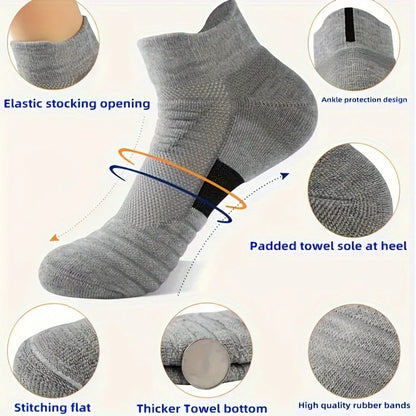 Unisex Sports Short Tube Socks – 6/3/1 Pairs