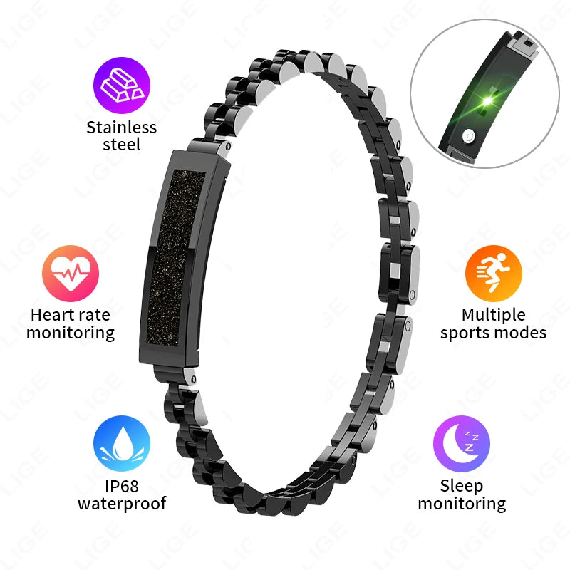 New Smartwatch & Fitness Bracelet – Waterproof Pedometer
