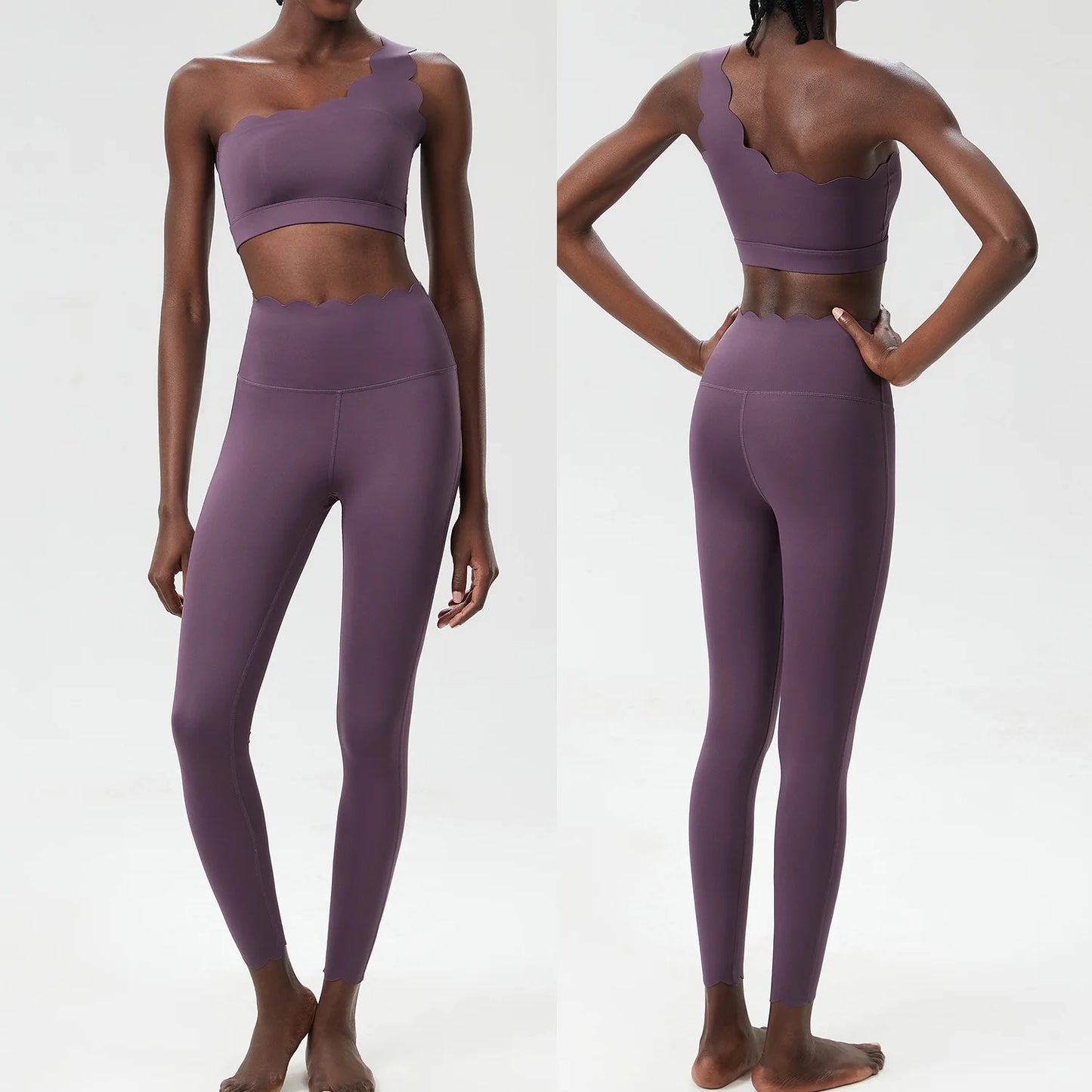 Women's Stretchy Buttery Soft Gym Outfit – 1 Set