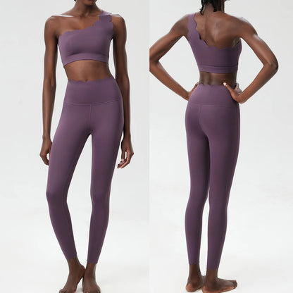 Women's Stretchy Buttery Soft Gym Outfit – 1 Set