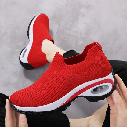 New Trendy Women's Wedge Platform Sneakers