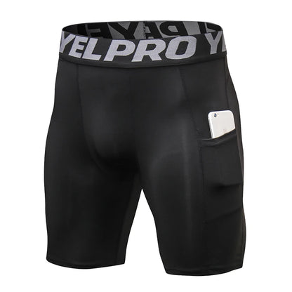 Quick-Dry Gym Workout Shorts with Pocket
